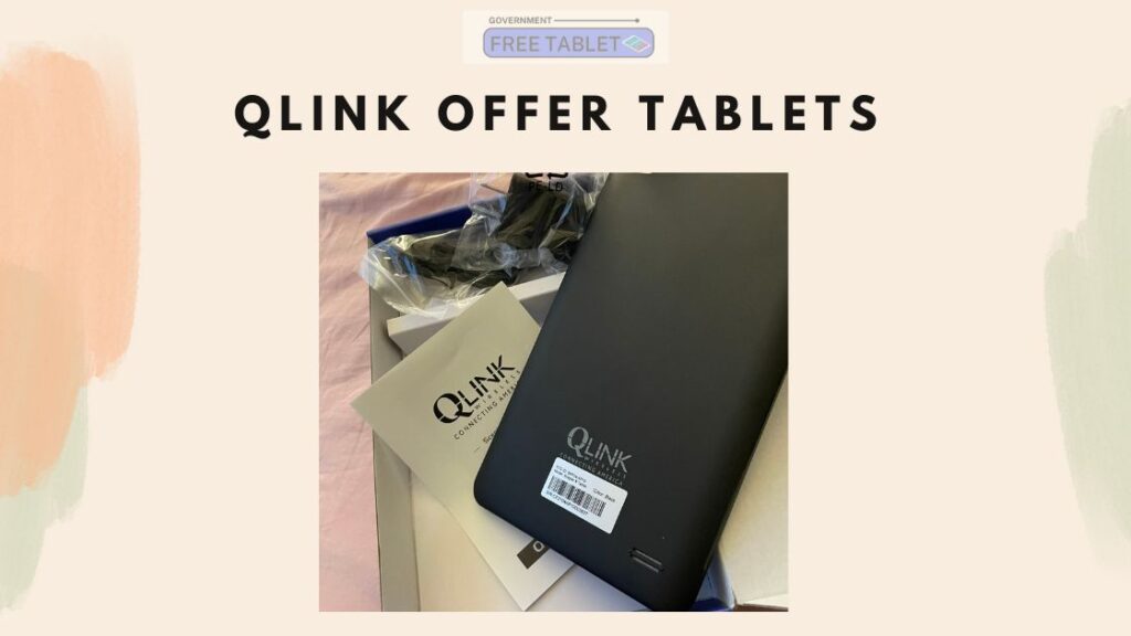 QLink offer free Tablets