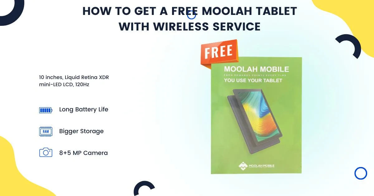 How to Get a Free Moolah Tablet with Wireless Service