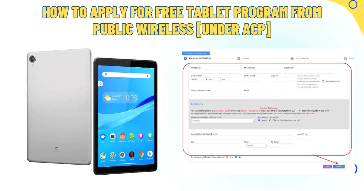 public wireless free tablet