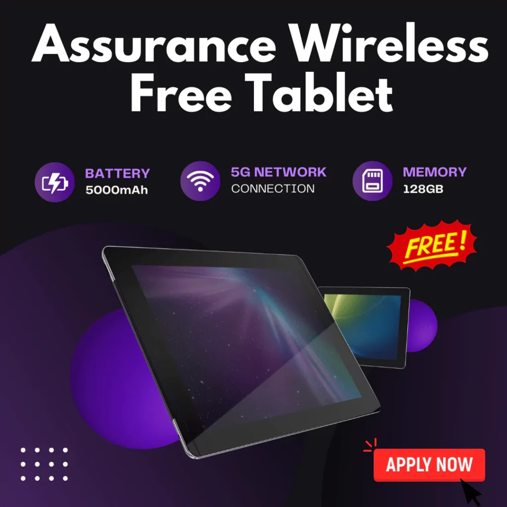 Assurance Wireless Free Tablet